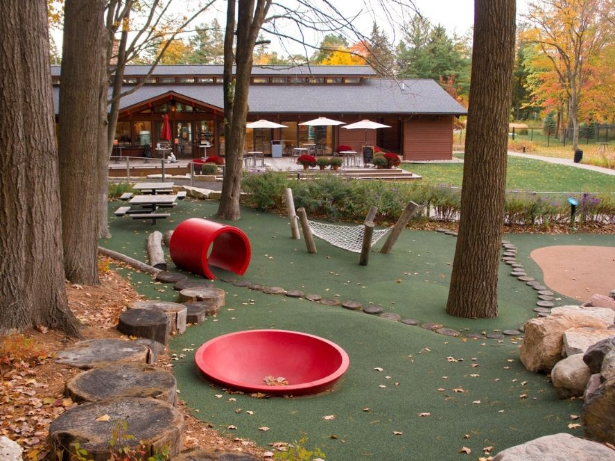 Playground at dow gardens