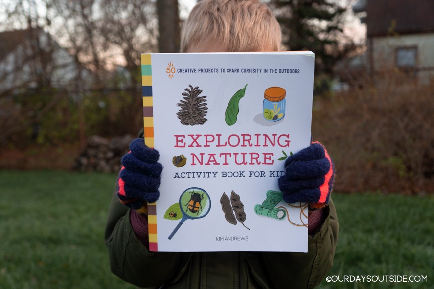 close up of exploring nature book